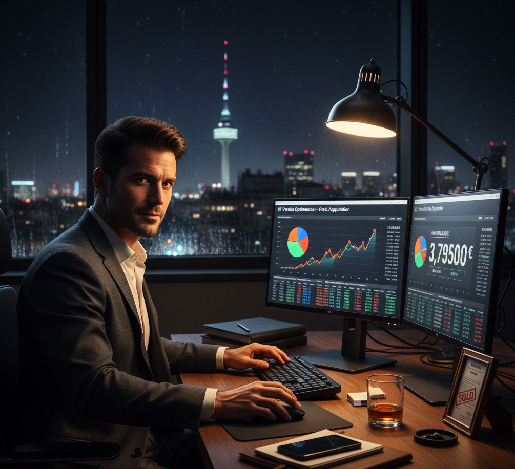 Equipo directivo revisando KPIs de productos IT y SaaS